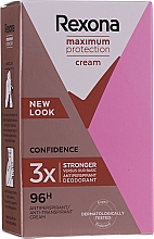 Deo-Cremestick Antitranspirant - Rexona Maximum Protection Confidence — Bild N2