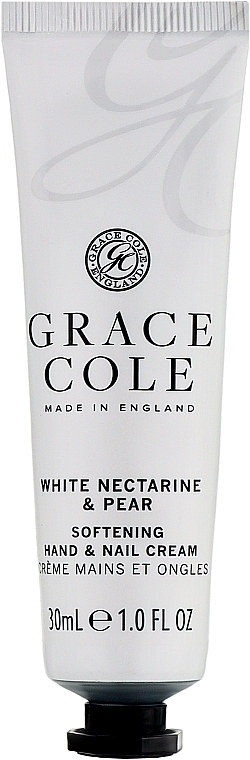 Beruhigende Hand- und Nagelcreme mit Duft von weißer Nektarine und Birne - Grace Cole White Nectarine & Pear Hand & Nail Cream — Bild N1