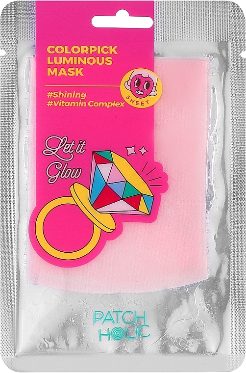 Aufhellende Tuchmaske für das Gesicht mit Vitaminkomplex - Patch Holic Colorpick Luminous Mask — Bild N1
