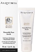 Gesichtspeeling - Alqvimia Naturally Pure Scrub Gentle Facial Exfolianting Gel — Bild N2