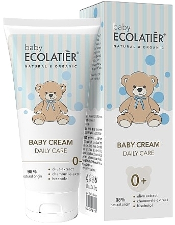 Pflegende Babycreme für täglichen Gebrauch mit Bisabolol, Oliven- und Kamillenextrakt - Ecolatier Baby Daily Care — Bild N2