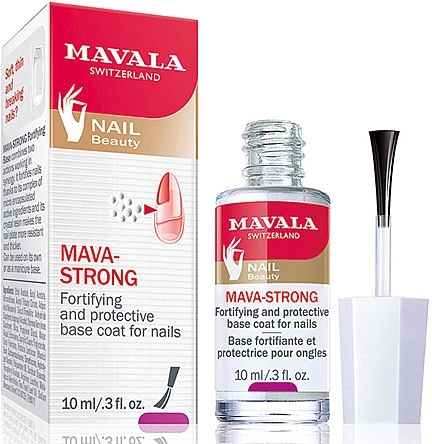 Stärkender und schützender Nagelunterlack - Mavala Mava-Strong Base Coat — Bild N1