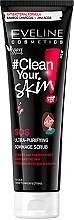 Düfte, Parfümerie und Kosmetik Reinigendes Gesichtspeeling mit Bambuskohle - Eveline Cosmetics #Clean Your Skin SOS Ultra-Purifying Gommage Scrub