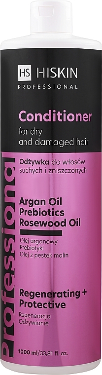 Conditioner für trockenes und strapaziertes Haar mit Argan- und Samenöl - HiSkin Professional Conditioner — Bild N3