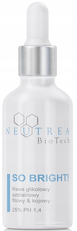 Gesichtspeeling - Neutrea BioTech So Bright! Peel 25% PH 1.4 — Bild N1