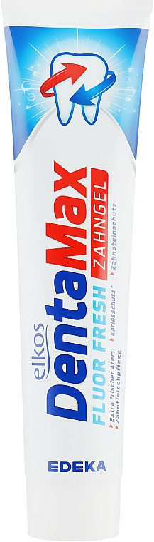 Zahngel mit natürlichem Minzöl für extra frischen Atem - Elkos Dental Fluor-Fresh — Bild N1