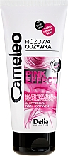 Intensiv regenerierender Conditioner mit rosa Tönung - Delia Cosmetics Cameleo Pink Effect — Bild N1