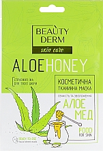 Düfte, Parfümerie und Kosmetik Tuchmaske Mit Aloe und Honig - Beauty Derm Aloe Honey Face Mask
