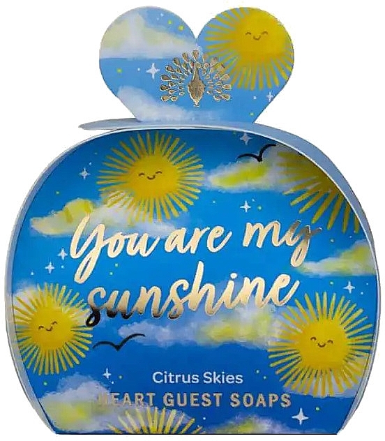 Seifenset - The English Soap Company Occasions Collection You Are My Sunshine Heart Guest Soaps (Seife 3x20g)  — Bild N1