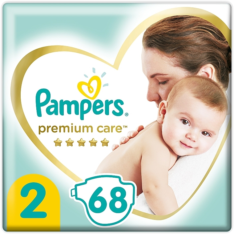 Windeln Pampers Premium Care Newborn (4-8 kg) 68 St. - Pampers — Bild N2