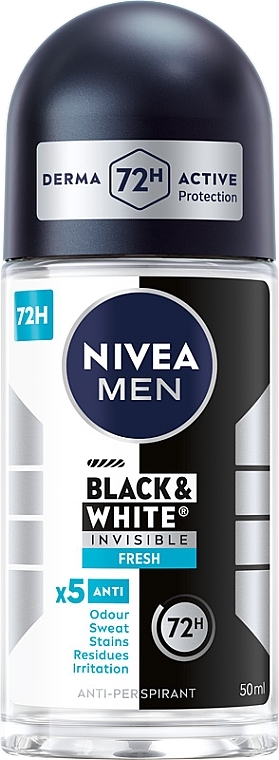 Deo Roll-on Antitranspirant - NIVEA MEN Invisible Fresh — Bild N1