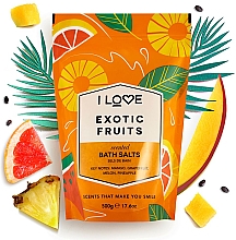 Düfte, Parfümerie und Kosmetik Badesalz mit Duft nach exotischen Früchten - I Love Exotic Fruits Bath Salt
