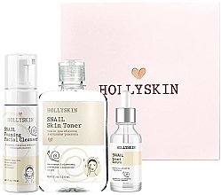 Set - Hollyskin Snail Smart Basic Care (foam/150ml + ser/50ml + toner/250ml) — Bild N2