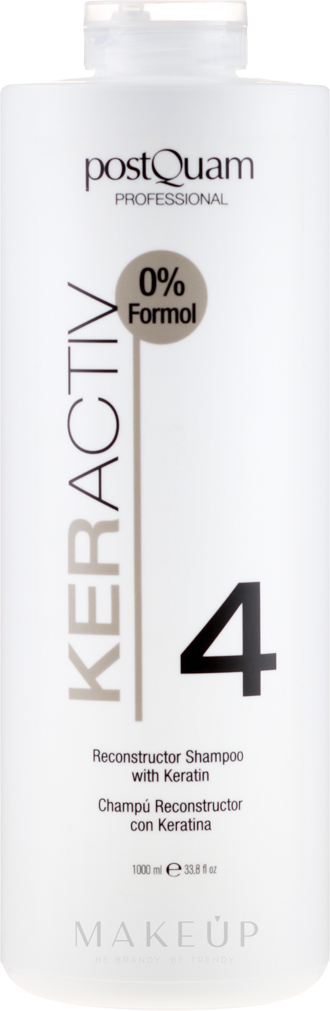 Keratin Shampoo - PostQuam Keractiv Reconstructor Shampoo With Keratin — Bild 1000 ml