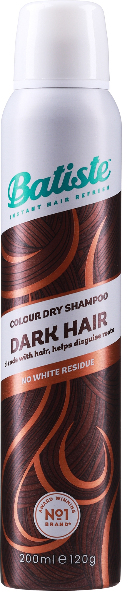 Trockenes Shampoo - Batiste Dry Shampoo Plus With a Hint of Colour Dark Hair — Bild 200 ml