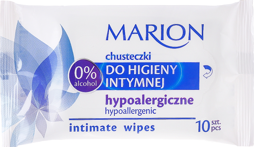 Hypoallergene Intim-Pflegetücher 10 St. - Marion — Bild N1
