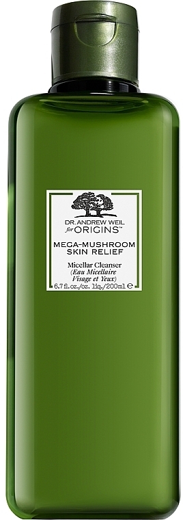 Reinigendes und pflegendes Mizellenwasser für das Gesicht - Origins Dr. Weil Mega-Mushroom Relief & Resilience Micellar Cleanser — Bild N1