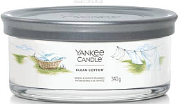 Düfte, Parfümerie und Kosmetik Duftkerze im Glas Clean Cotton 5 Dochte - Yankee Candle Singnature