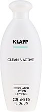 Erfrischendes und kühlendes Gesichtswasser für trockene und Mischhaut - Klapp Clean & Active Exfoliator Dry Skin — Bild N2