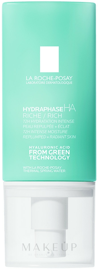 Intensive feuchtigkeitsspendende Gesichtscreme für trockene und empfindliche Haut - La Roche-Posay Hydraphase Intense Rich 50 ml — Bild 50 ml