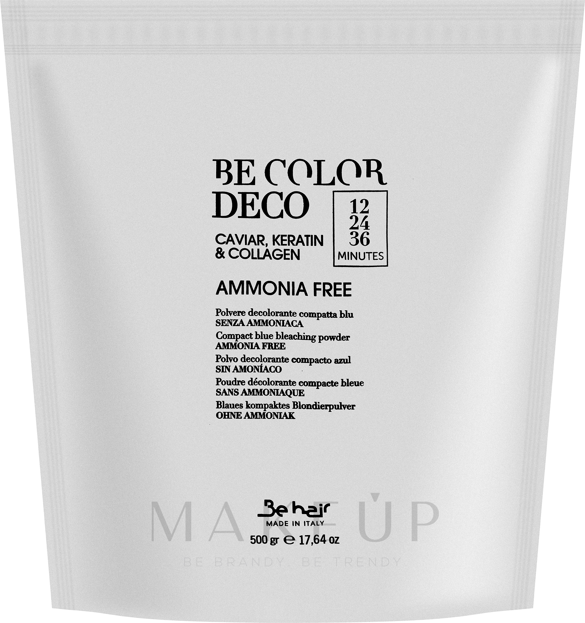 Haaraufheller - Be Color Deco Ammonia Free Brightener 12, 24, 36 Minutes — Bild 500 g