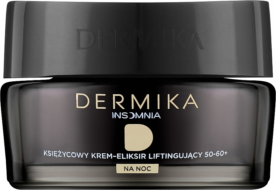 Gesichtscreme-Elixier für die Nacht 50-60+ - Dermika Insomnia Moon Cream-lifting Elixir — Bild N1