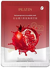 Düfte, Parfümerie und Kosmetik Tuchmaske - Pil'aten Red Pomegranate Six Peptides Mask