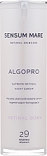 Düfte, Parfümerie und Kosmetik Hochkonzentriertes regenerierendes und korrigierendes Serum mit 0,16 % Retinal und Phosphoceramid-Komplex - Sensum Mare Algopro R Supreme Retinal Night Serum