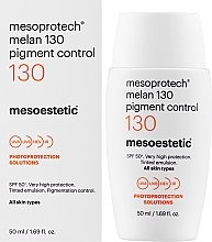 Getönter Sonnenschutz - Mesoestetic Mesoprotech Melan Pigment Control 130+ SPF50+ — Bild N2