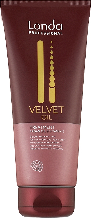 Belebende und regenerierende Haarmaske mit Arganöl und Vitamin E - Londa Professional Velvet Oil Treatment — Bild N1