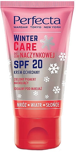 Schützende Wetter- und Windcreme für Haut mit erweiterten Kapillaren SPF 20 - Perfecta Winter Care Cream SPF20 — Bild N1