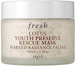 Düfte, Parfümerie und Kosmetik Revitalisierende Gesichtsmaske - Fresh Lotus Youth Preserve Rescue Mask