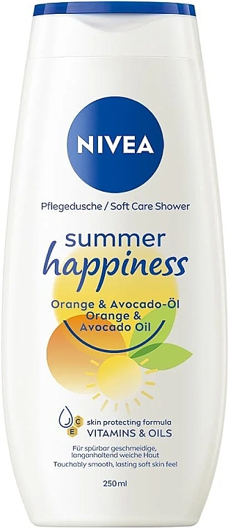 Nivea Summer Happiness Orange  - Duschgel Summer Happiness — Bild N2