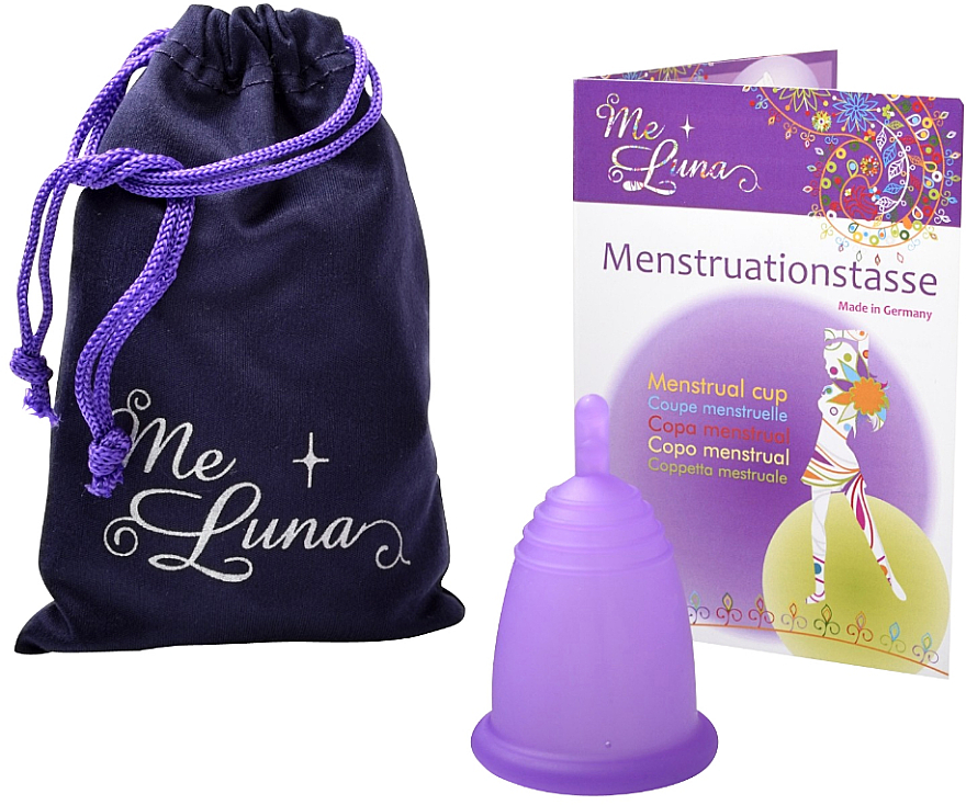 Menstruationstasse Größe M violett - MeLuna Classic Menstrual Cup — Bild N1