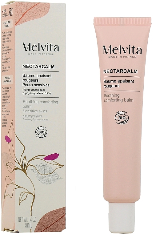 Beruhigender Gesichtsbalsam gegen Rötungen - Melvita NectarCalm Soothing Comforting Balm — Bild N2