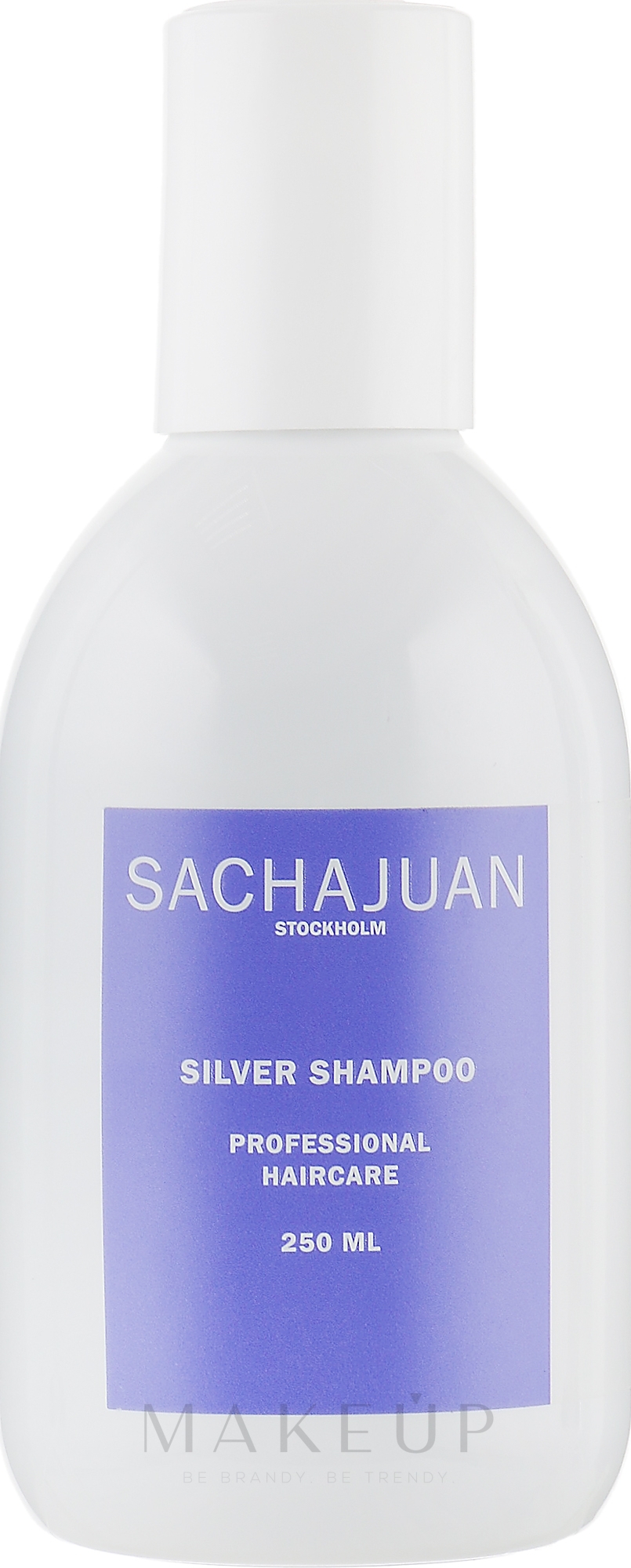 Anti-Gelb Shampoo für blondes, blondiertes oder graues Haar - Sachajuan Stockholm Silver Shampoo — Bild 250 ml