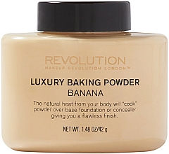 Düfte, Parfümerie und Kosmetik Gebackener loser Bananenpuder - Makeup Revolution Luxury Baking Powder Banana