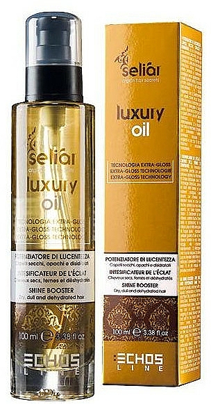 Haaröl mit Seidenprotein und Argan - Echosline Seliar Luxury Oil — Bild N3