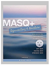 Düfte, Parfümerie und Kosmetik Verjüngende und feuchtigkeitsspendende Tuchmaske für das Gesicht - MASQ+ Rejuvenating & Moisture Sheet Mask