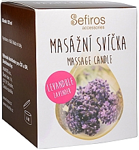 Düfte, Parfümerie und Kosmetik Massagekerze Lavender - Sefiros Massage Candle