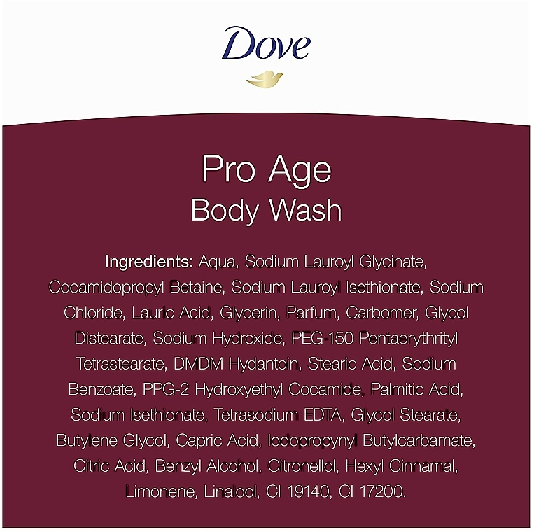 Feuchtigkeitsspendendes und nährendes Duschgel für reife Haut - Dove Pro Age Body Wash — Bild N3