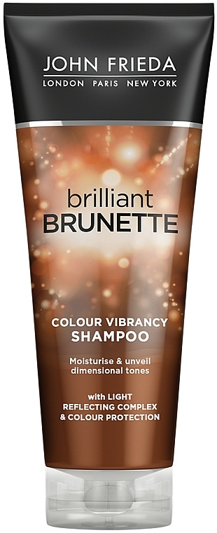 Feuchtigkeitsspendendes und farbschützendes Shampoo für dunkles Haar - John Frieda Brilliant Brunette Colour Protecting — Bild N1