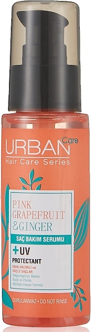 Haarserum mit rosa Grapefruit und Ingwer - Urban Pure Pink Grapefruit & Ginger Hair Serum — Bild N1