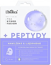 Düfte, Parfümerie und Kosmetik Hydrogel-Gesichtsmaske mit Peptiden - L'biotica PGA Hydro Fusion + Peptydy 