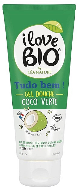 Duschgel Grüne Kokosnuss - I love Bio Green Coconut Shower Gel — Bild N1
