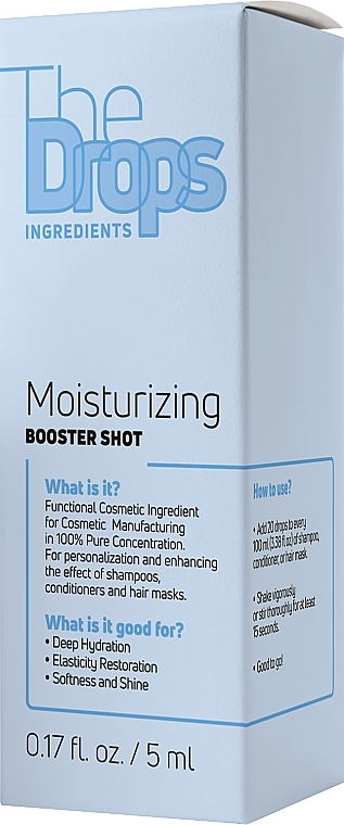 Feuchtigkeitsspendender Haarkomplex - Pharma Group Laboratories The Drops Moisturising Booster Shot  — Bild N4