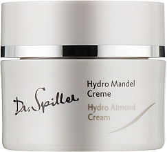 Feuchtigkeitsspendende und regenerierende Gesichtscreme mit Traubenkernöl und Mandelduft - Dr. Spiller Hydro Almond Cream — Bild N1