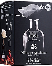 Düfte, Parfümerie und Kosmetik Aroma-Diffusor mit Duftblume Baumwolle und Kaschmir - Sweet Home Collection Luxury Profumatore Ambiente Con Fiore Fiore Di Cotone e Cashmere