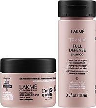 Set zum kompletten Haarschutz - Lakme Teknia Full Defense (Shampoo 100ml + Haarmaske 50ml) — Bild N2