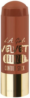 Bronzer für das Gesicht - L.A. Girl Velvet Contour Bronzer Stick — Bild Brazen